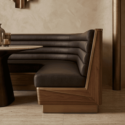 Banquette Seating Luxury Restaurant Angle 4