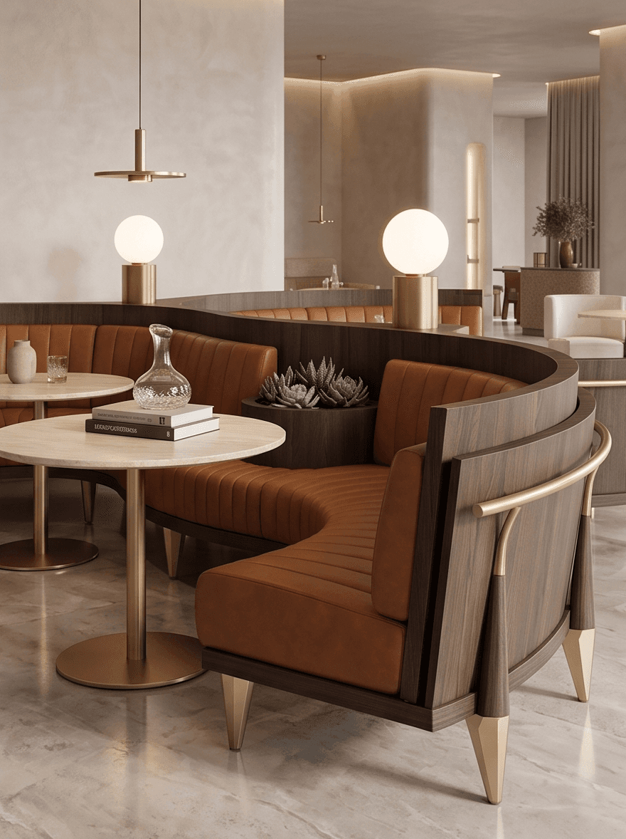Luxury Banquette Seating System Hospitality