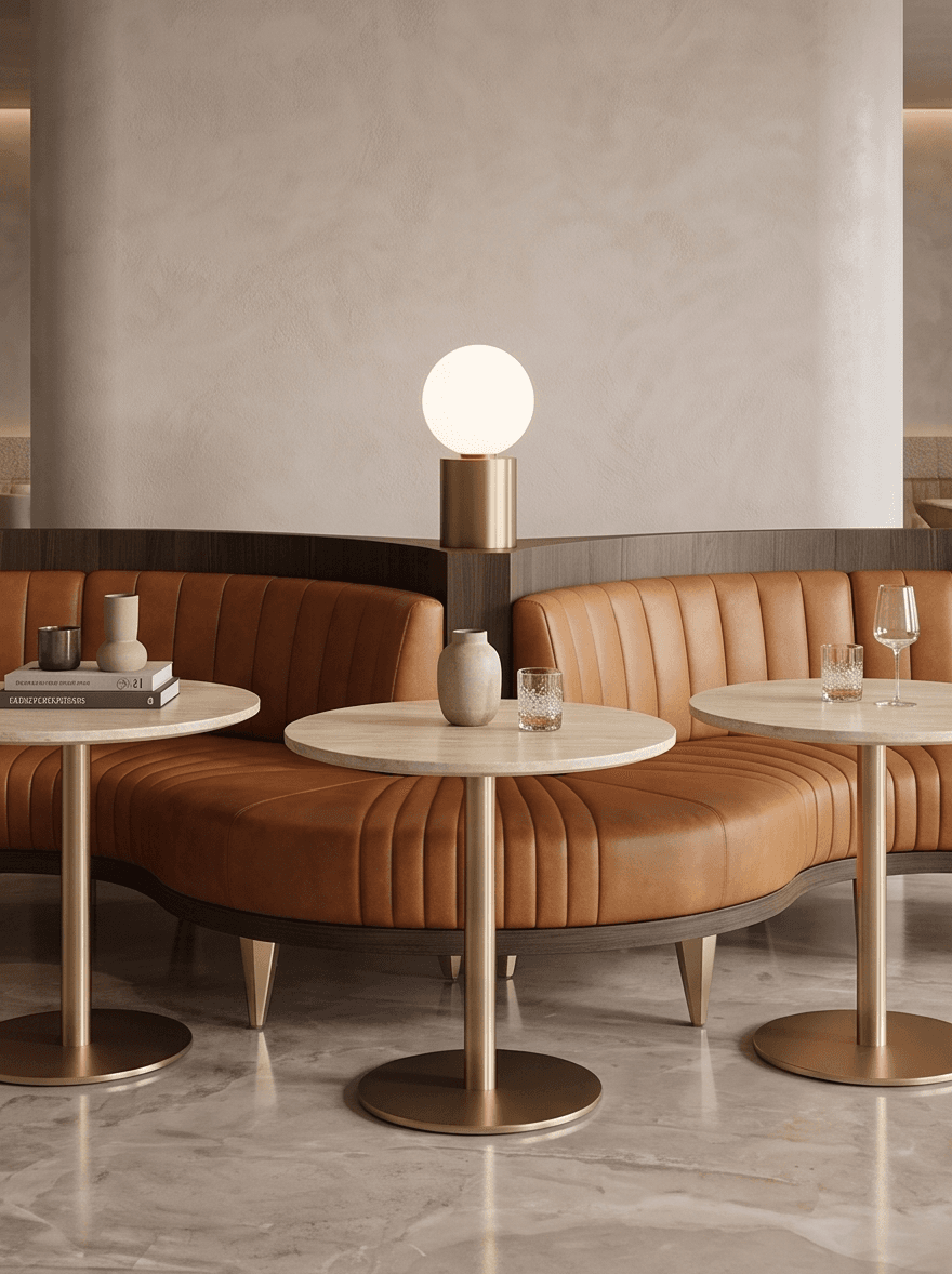 Luxury Banquette Seating System Hospitality angle 2
