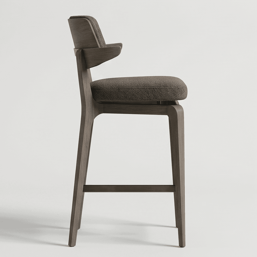 Modern Bar Stool Luxury Hospitality Angle 4