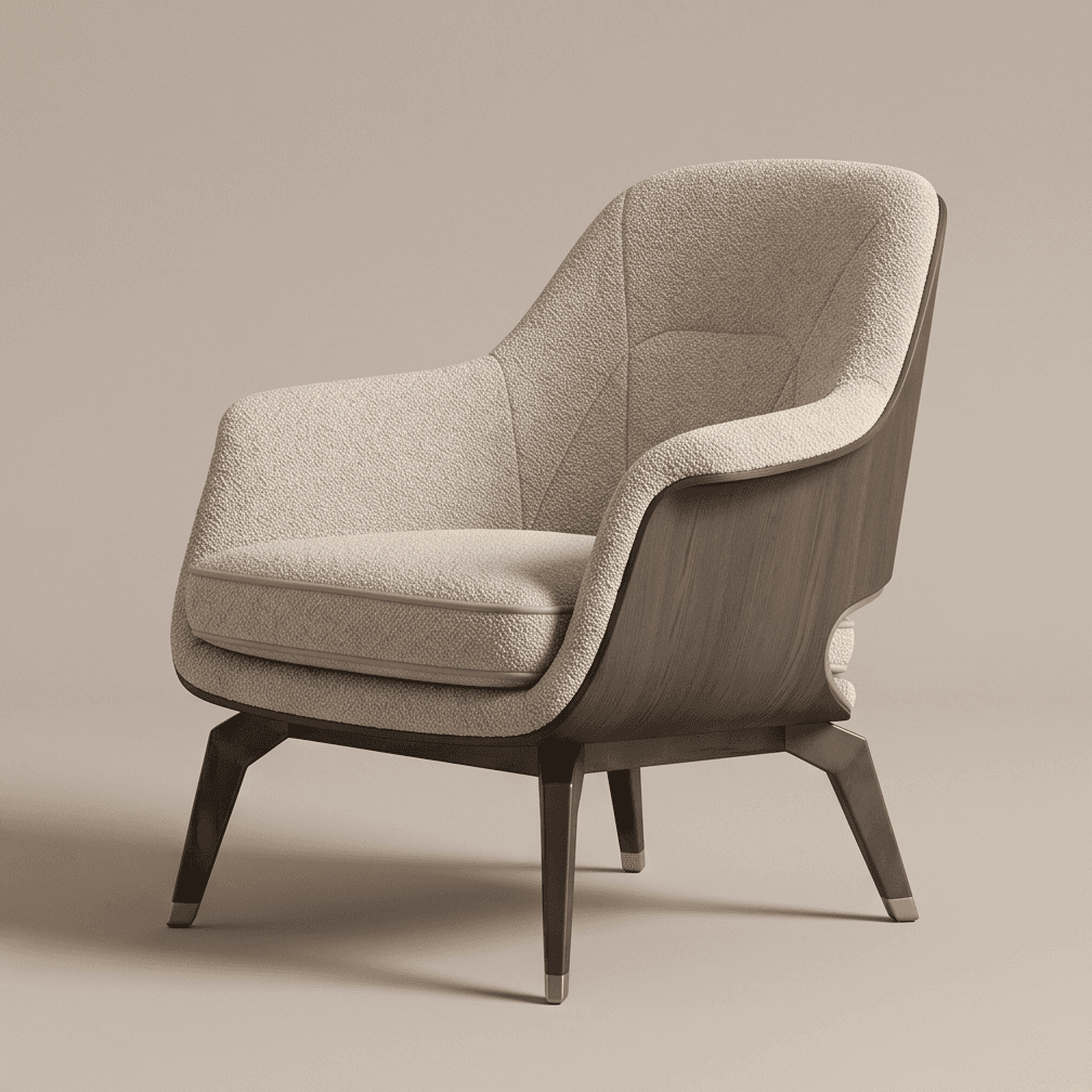 Curved Armchair Dining Set Luxury Hospitality