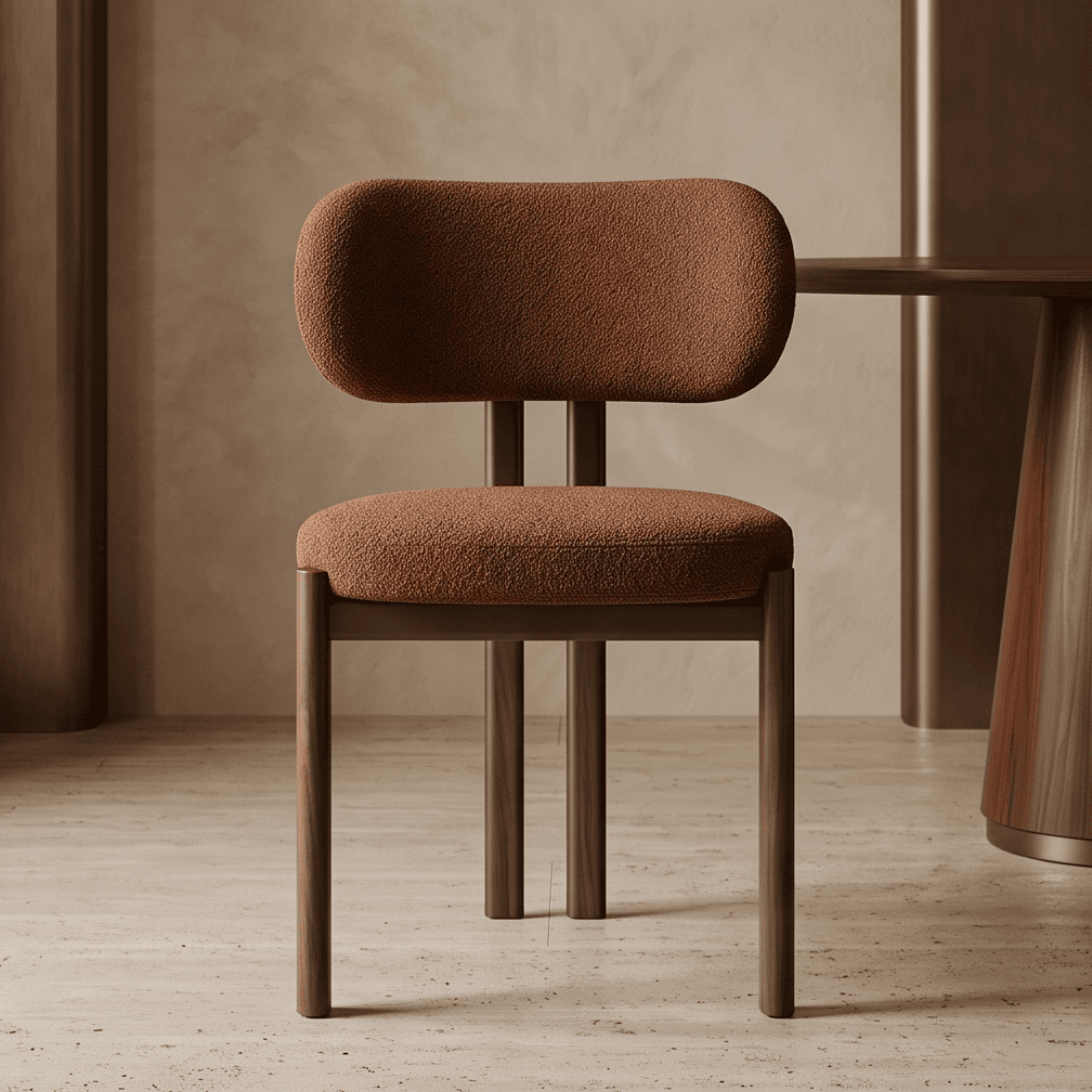 Dining Chair Set Modern Fabric Angle 2