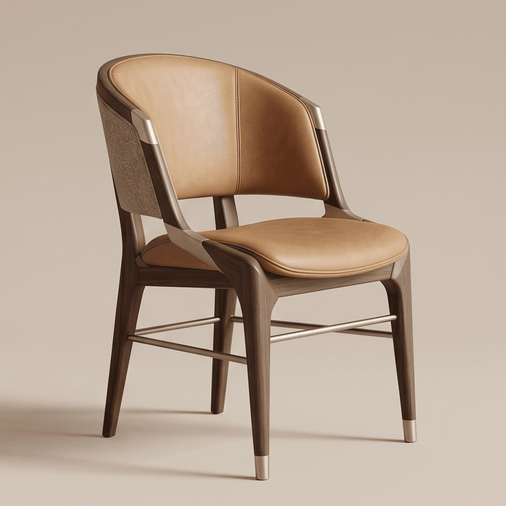 Ergonomic Dining Chair Angle 1