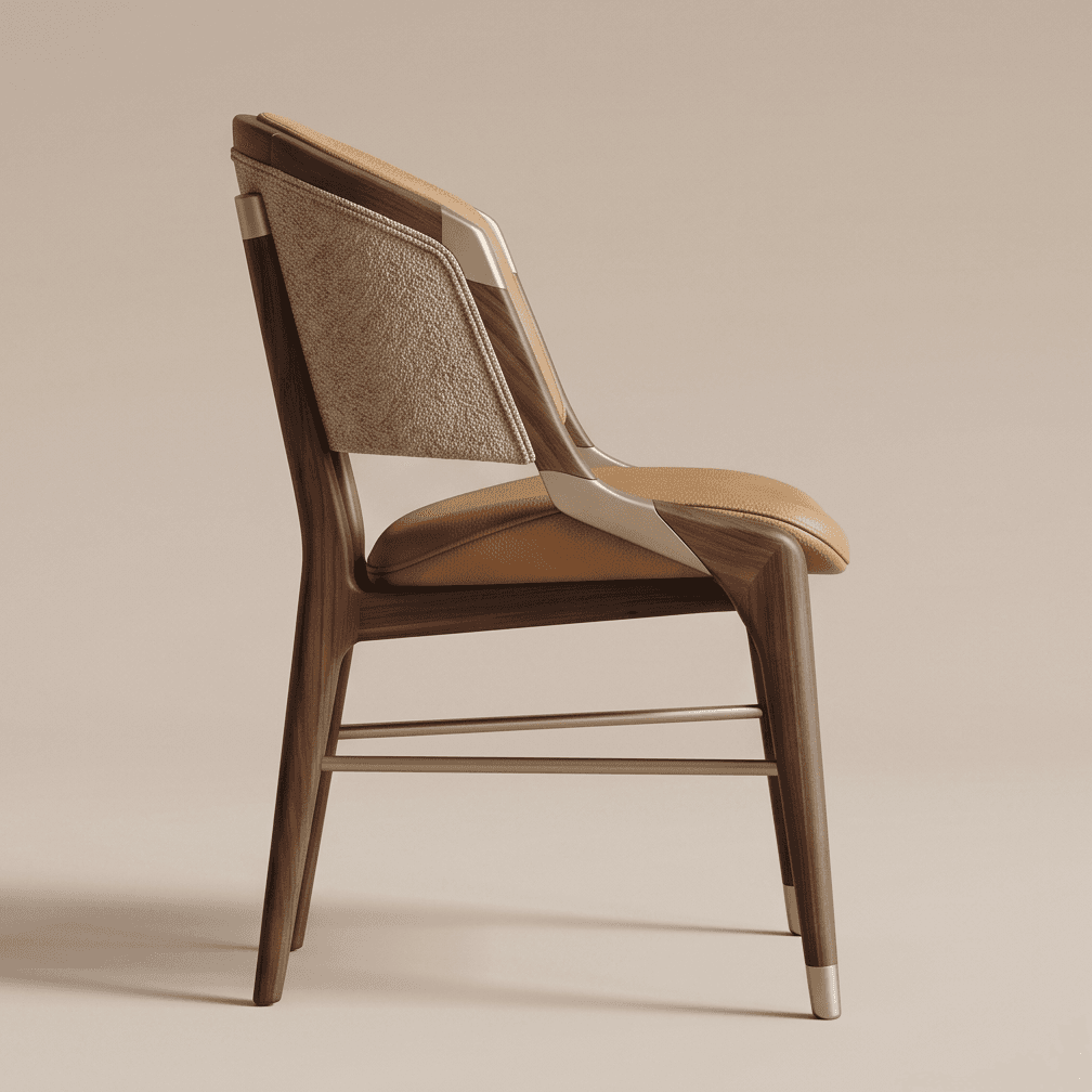 Ergonomic Dining Chair Angle 4