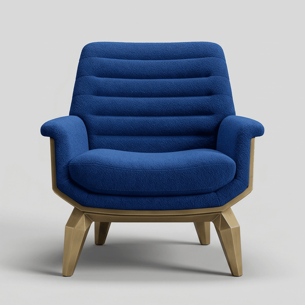 Luxury Armchair Editorial Angle 2