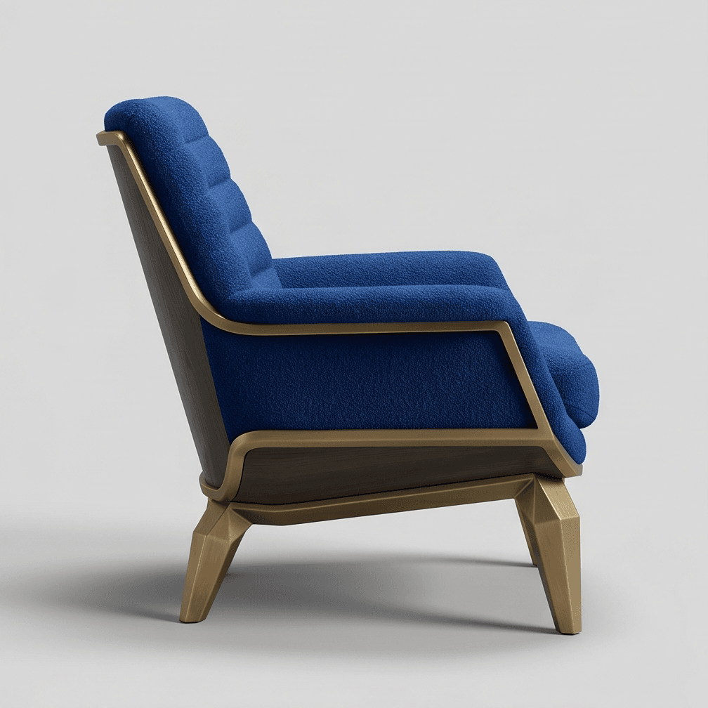 Luxury Armchair Editorial Angle 4