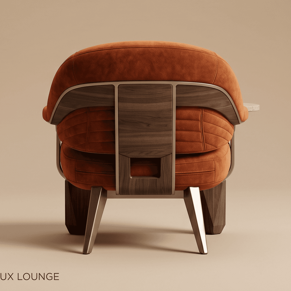 Plush Armchair Lounge Set Modern Velvet Angle 3
