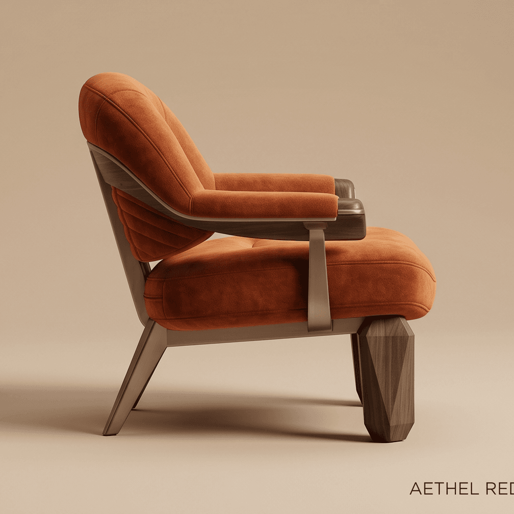 Plush Armchair Lounge Set Modern Velvet Angle 4