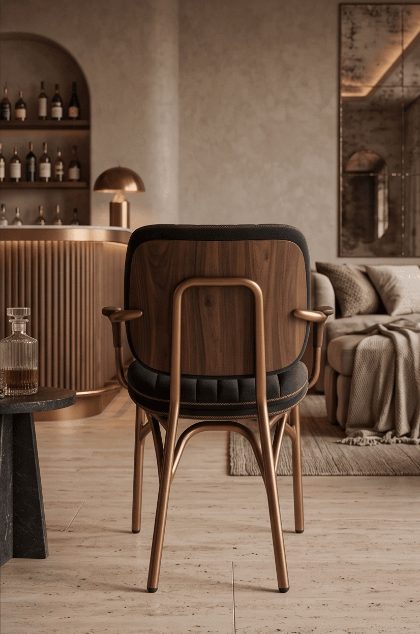 Tufted Armchair Luxury Hospitality Angle 3