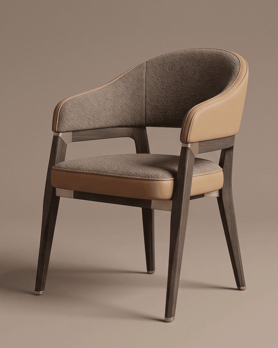 Upholstered Armchair Dining Set Luxury Hospitality Angle 1