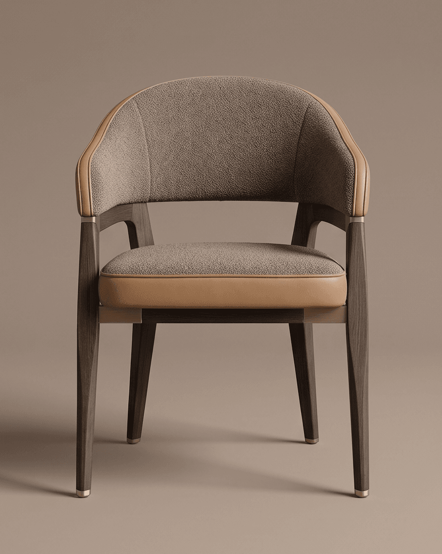 Upholstered Armchair Dining Set Luxury Hospitality Angle 2