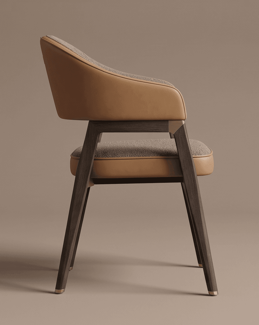 Upholstered Armchair Dining Set Luxury Hospitality Angle 4