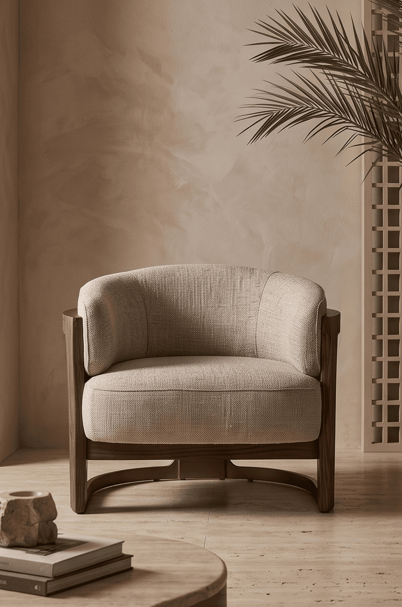 Upholstered Armchair Luxury Hospitality angle 2
