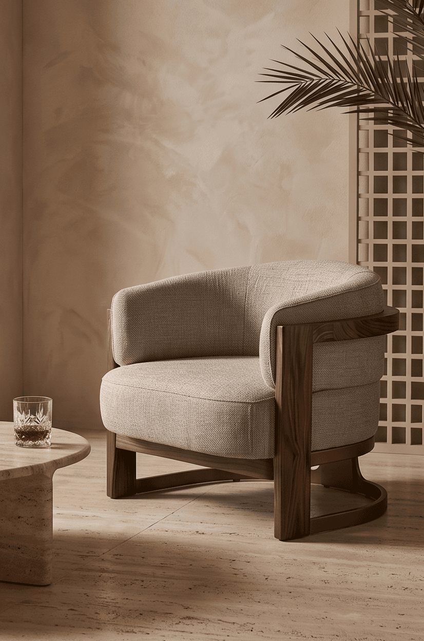 Upholstered Armchair Luxury Hospitality