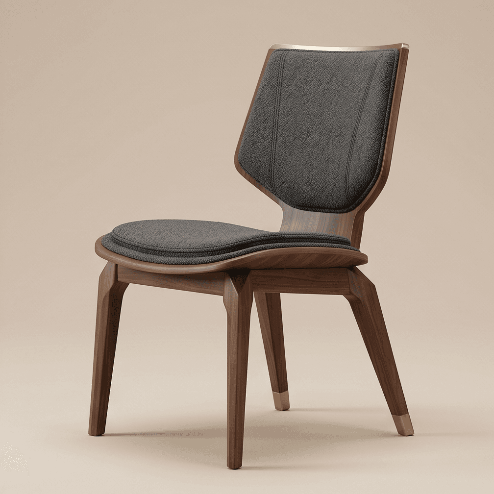 Upholstered Dining Chair Luxury Hospitality Angle 1