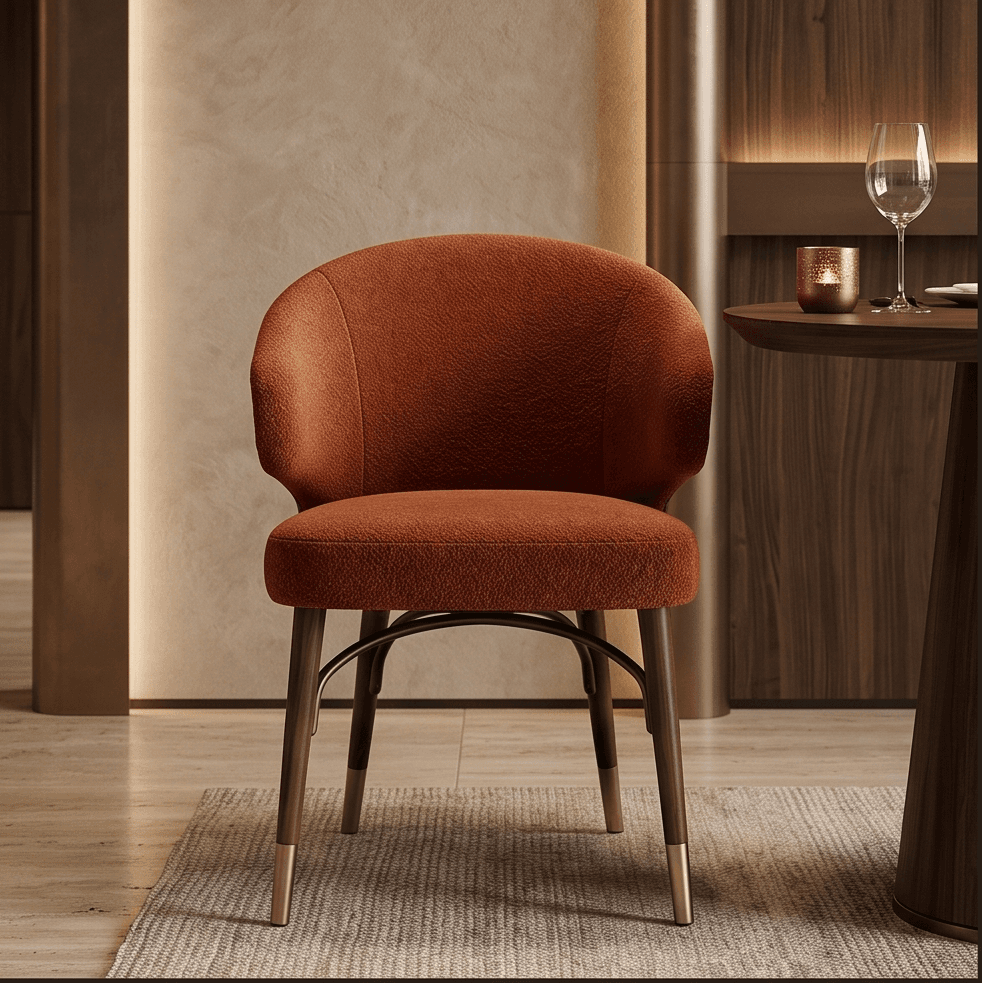 Upholstered Dining Chair Restaurant Hospitality Angle 2