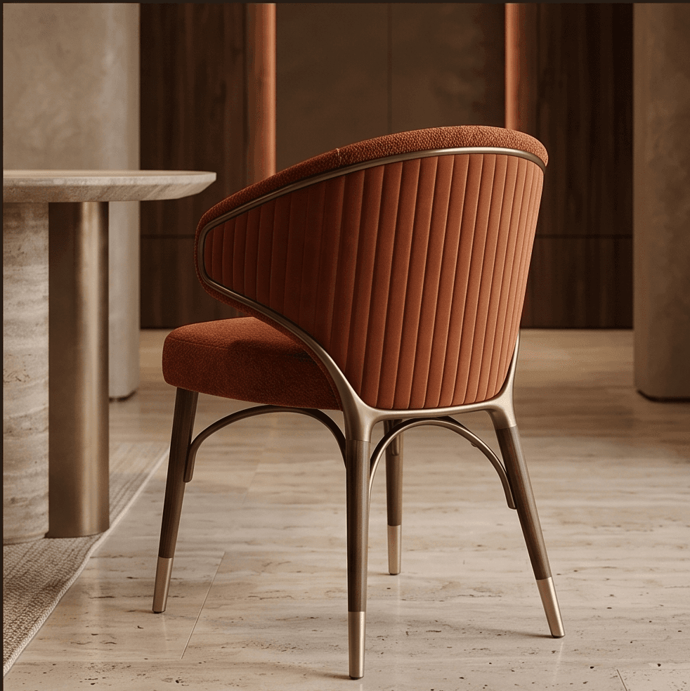 Upholstered Dining Chair Restaurant Hospitality Angle 3