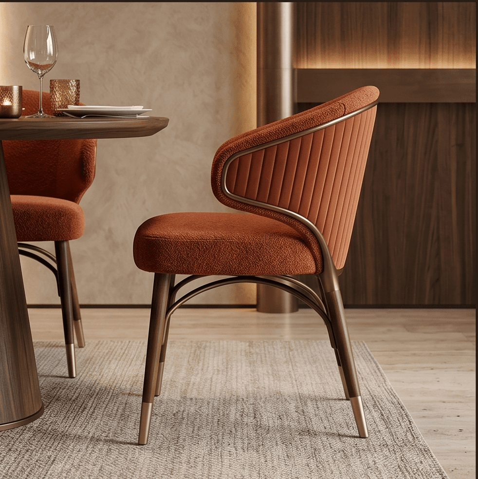 Upholstered Dining Chair Restaurant Hospitality Angle 4