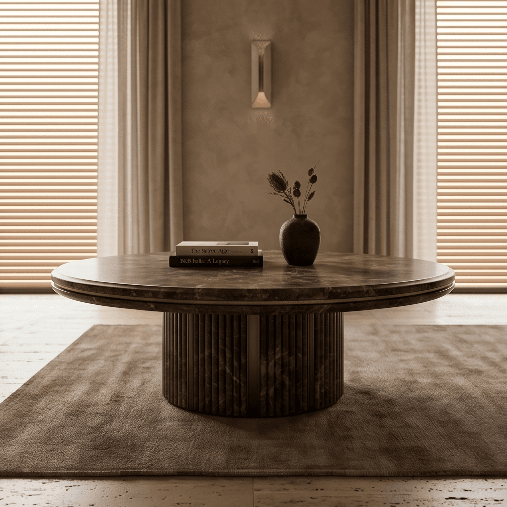 Marble Coffee Table Luxury Hospitality Angle 4