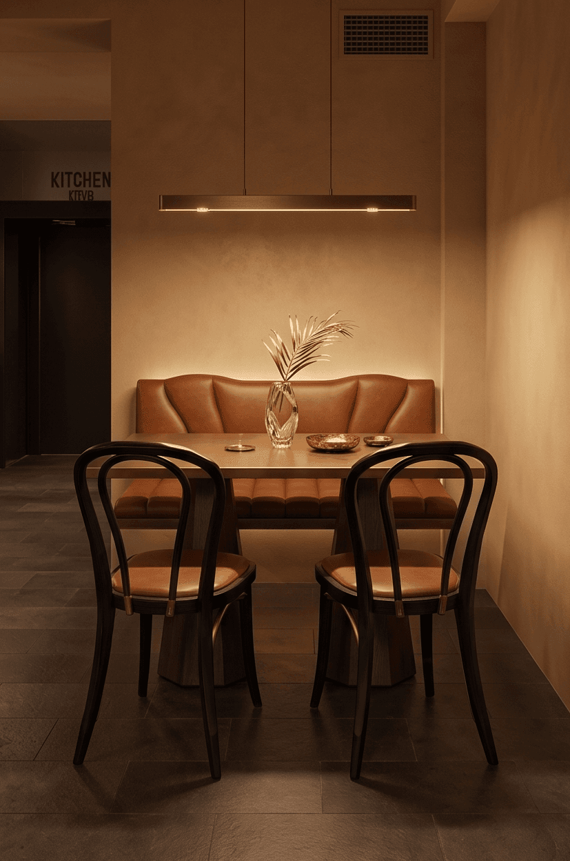 Leather Lounge Dining Set Restaurant Hospitality angle 2