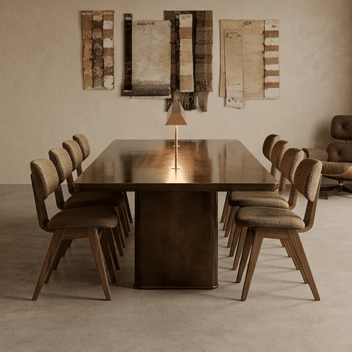 Wooden Dining Chair Set Luxury Angle 4