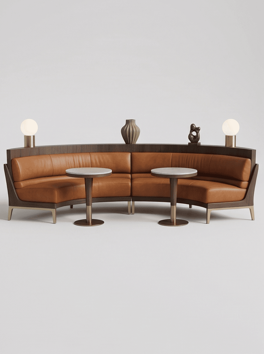 Luxury Lounge Seating Set Angle 2