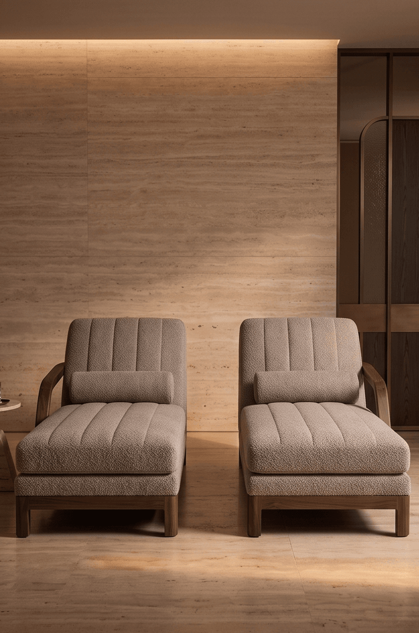 Upholstered Lounge Set Luxury Hospitality angle 2