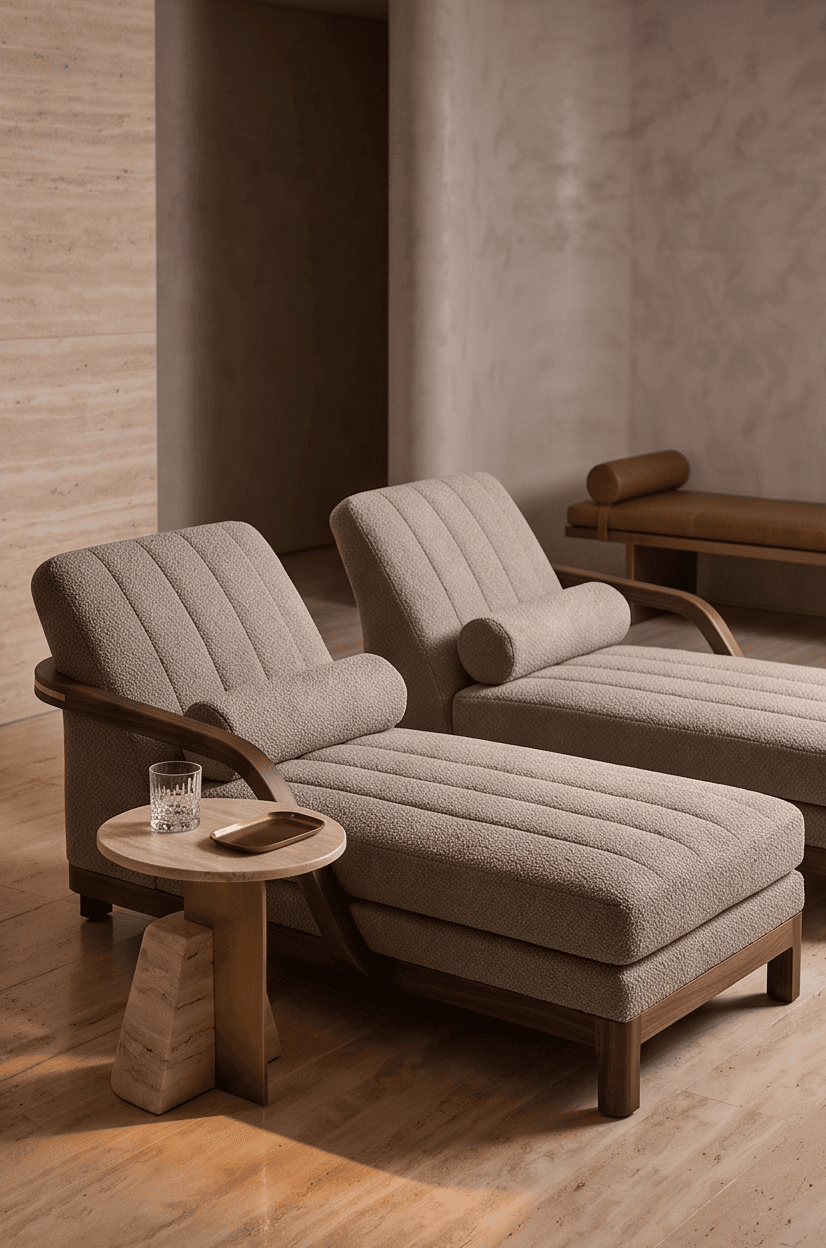 Upholstered Lounge Set Luxury Hospitality