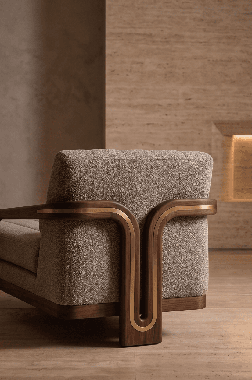 Upholstered Lounge Set Luxury Hospitality Angle 3