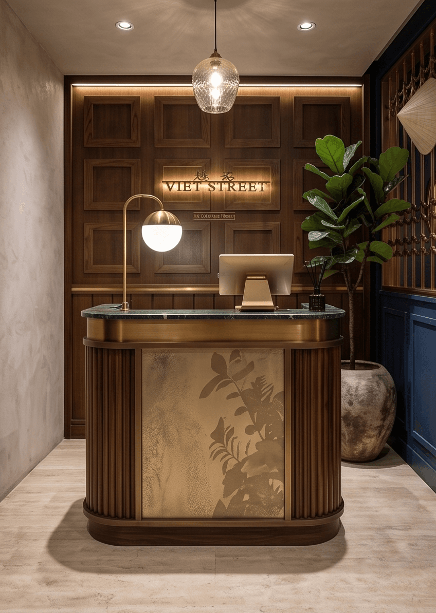 Reception Desk Luxury Angle 2