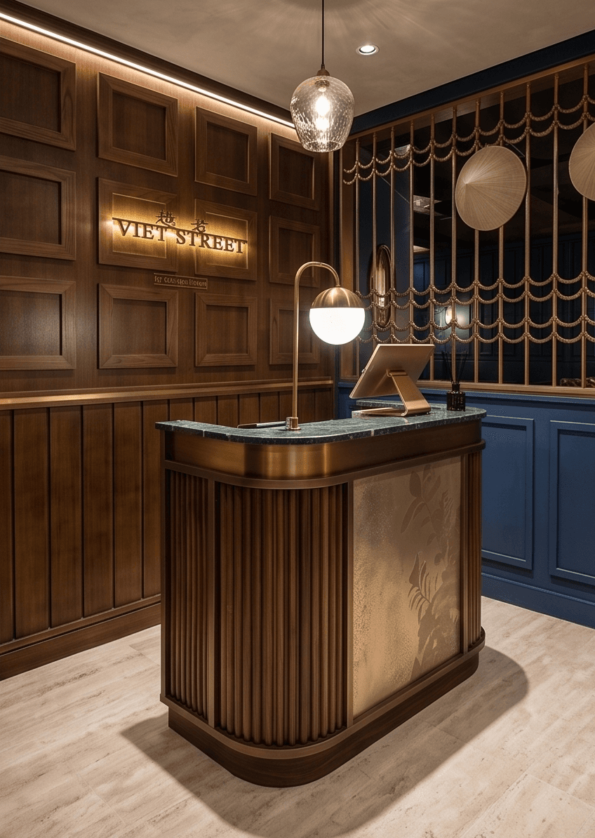 Reception Desk Luxury Angle 1