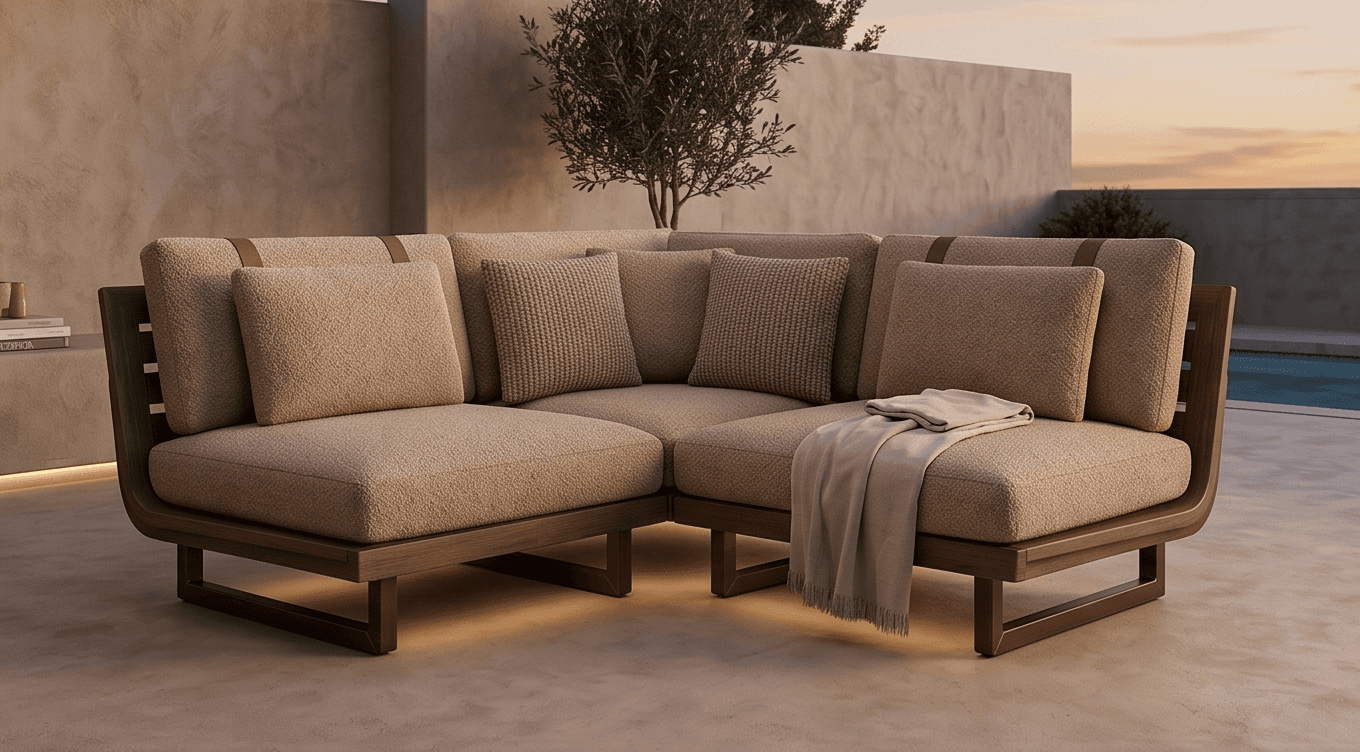 Modular Lounge Sofa Set Luxury Hospitality Angle 1