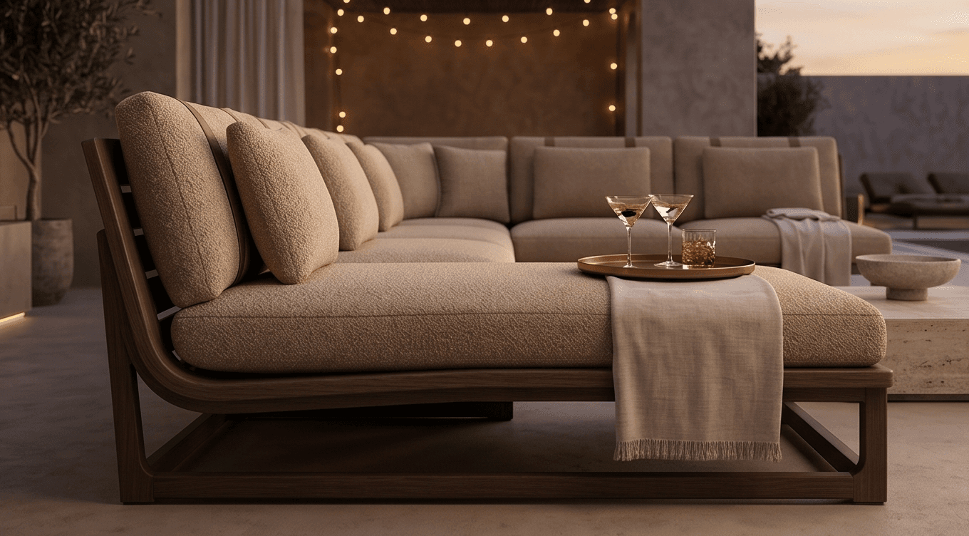 Modular Lounge Sofa Set Luxury Hospitality Angle 4