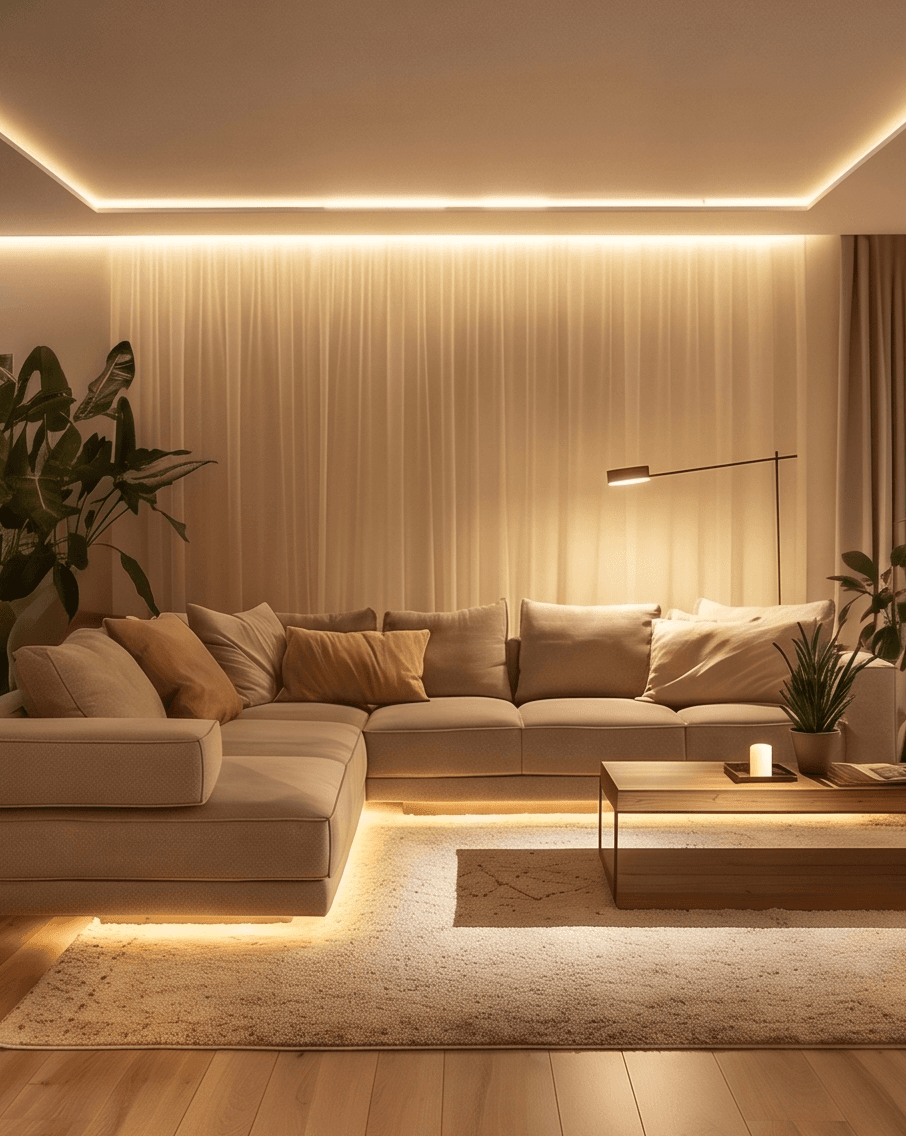 Modular Sectional Sofa Set Luxury Editorial Angle 2
