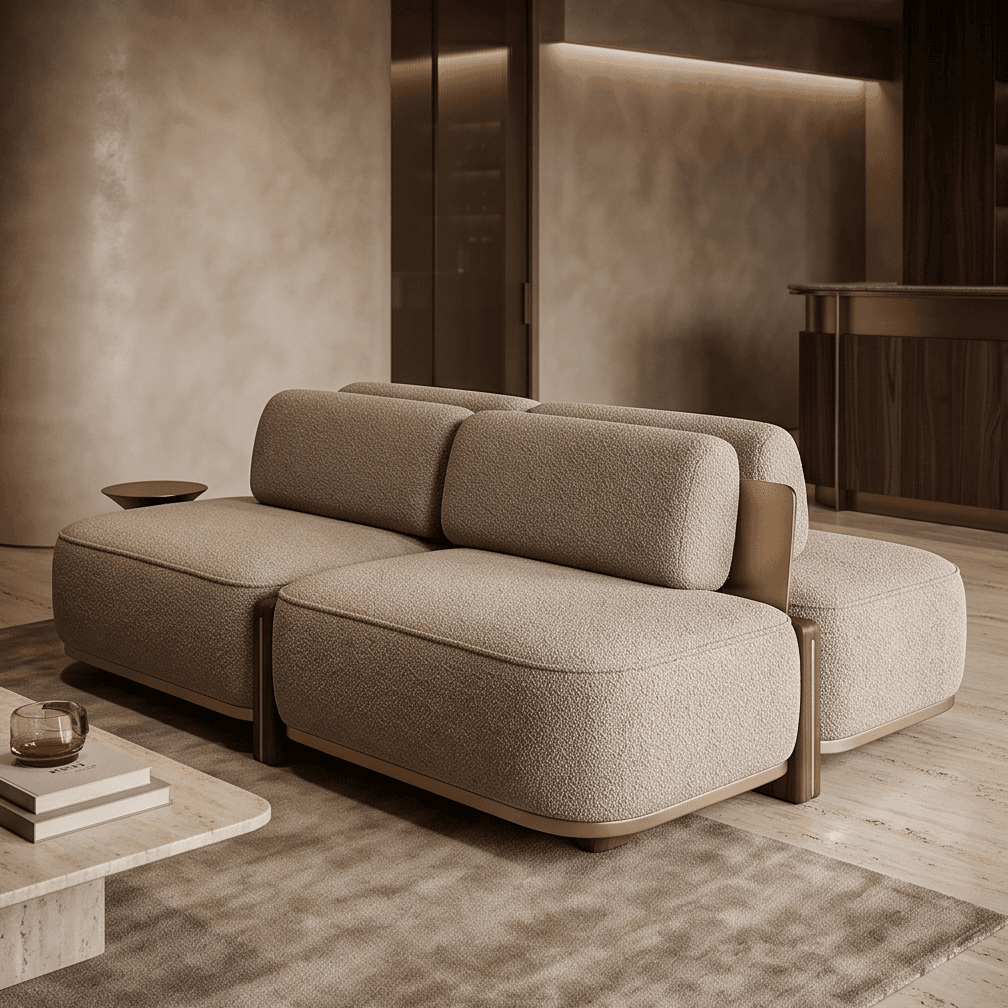 Modular Sofa Set Luxury Lounge Angle 1