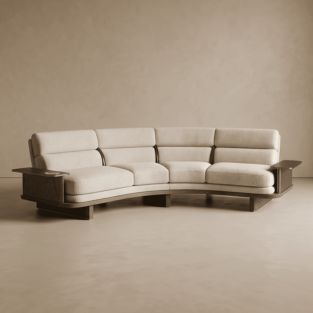 Sectional Sofa Set Luxury Hospitality Angle 2