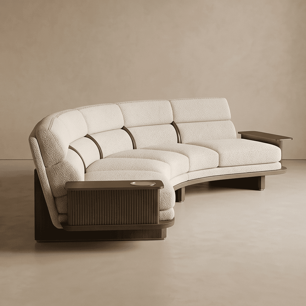 Sectional Sofa Set Luxury Hospitality Angle 1