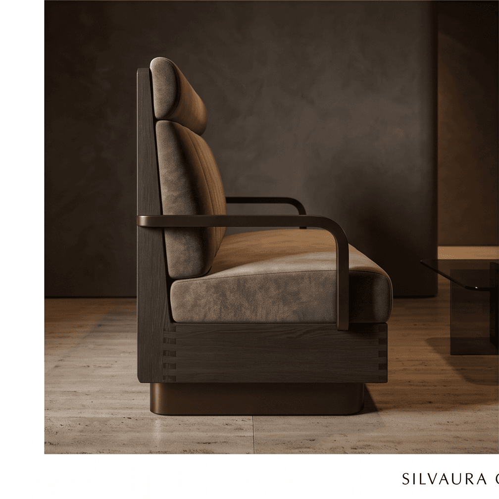 Tufted Sofa Set Luxury Hospitality Angle 4