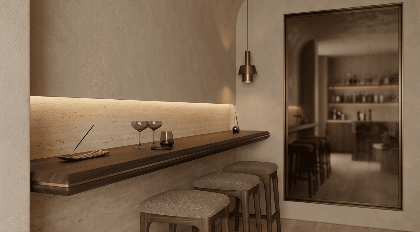 Bar Stool Set Luxury Hospitality
