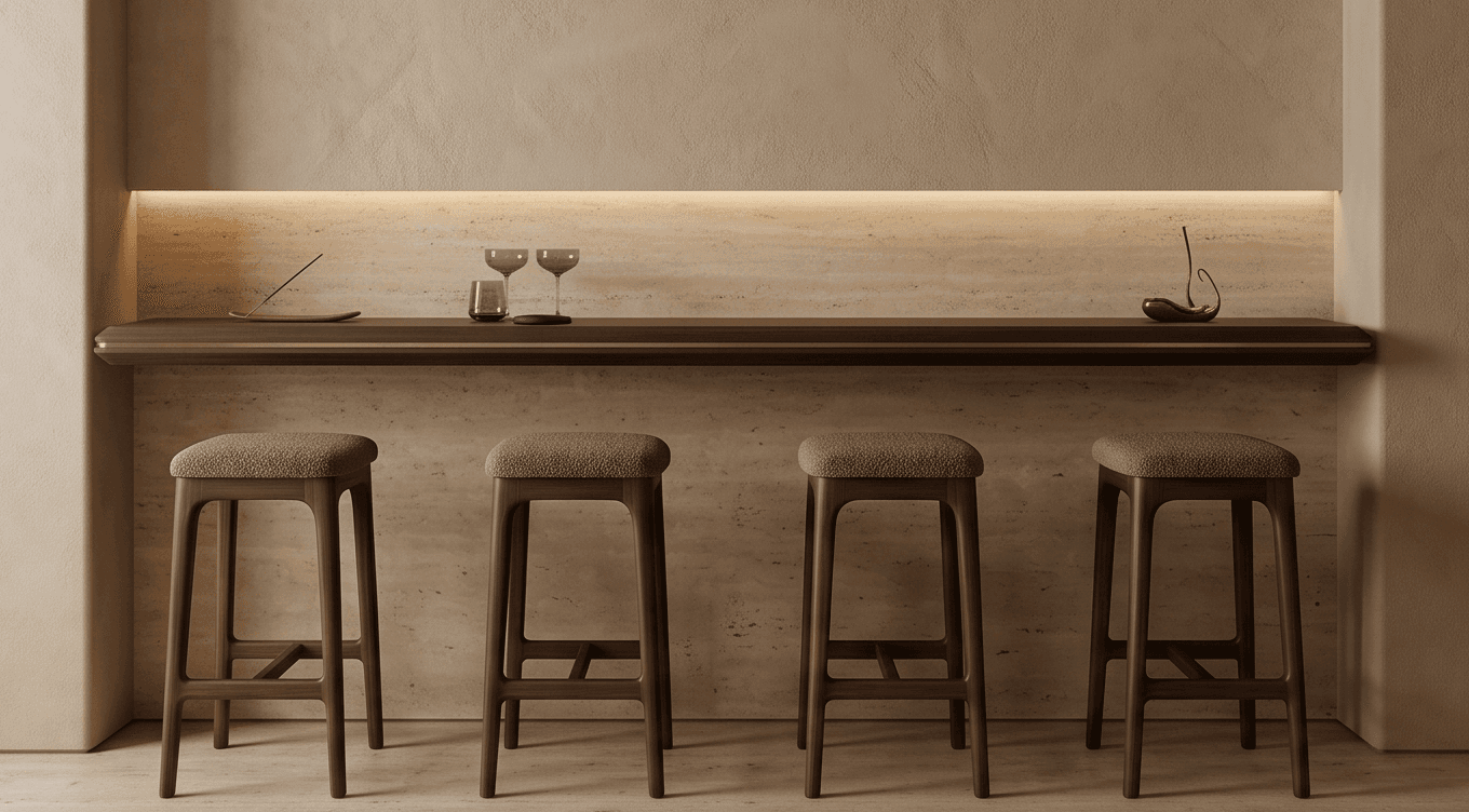 Bar Stool Set Luxury Hospitality angle 2