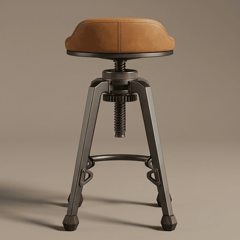 Industrial Style Barstool Angle 3