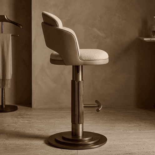 Sculptural Barstool Luxury Hospitality Angle 4