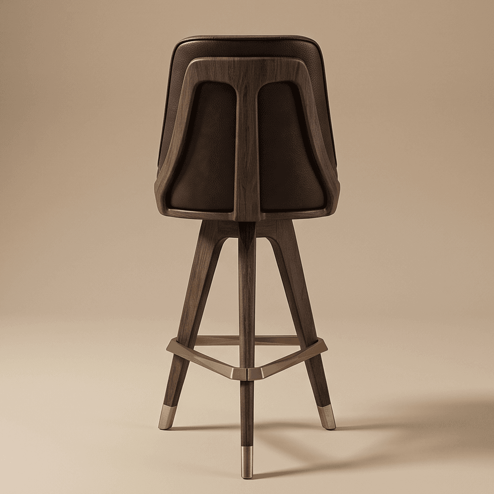 Tufted Barstool Luxury Hospitality Angle 3
