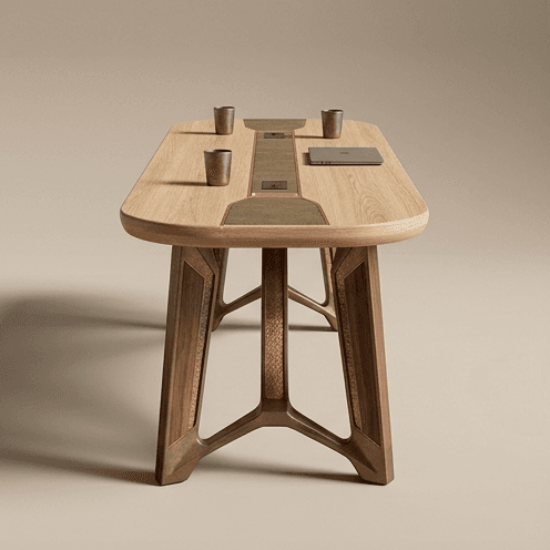Live Edge Conference Table Angle 2