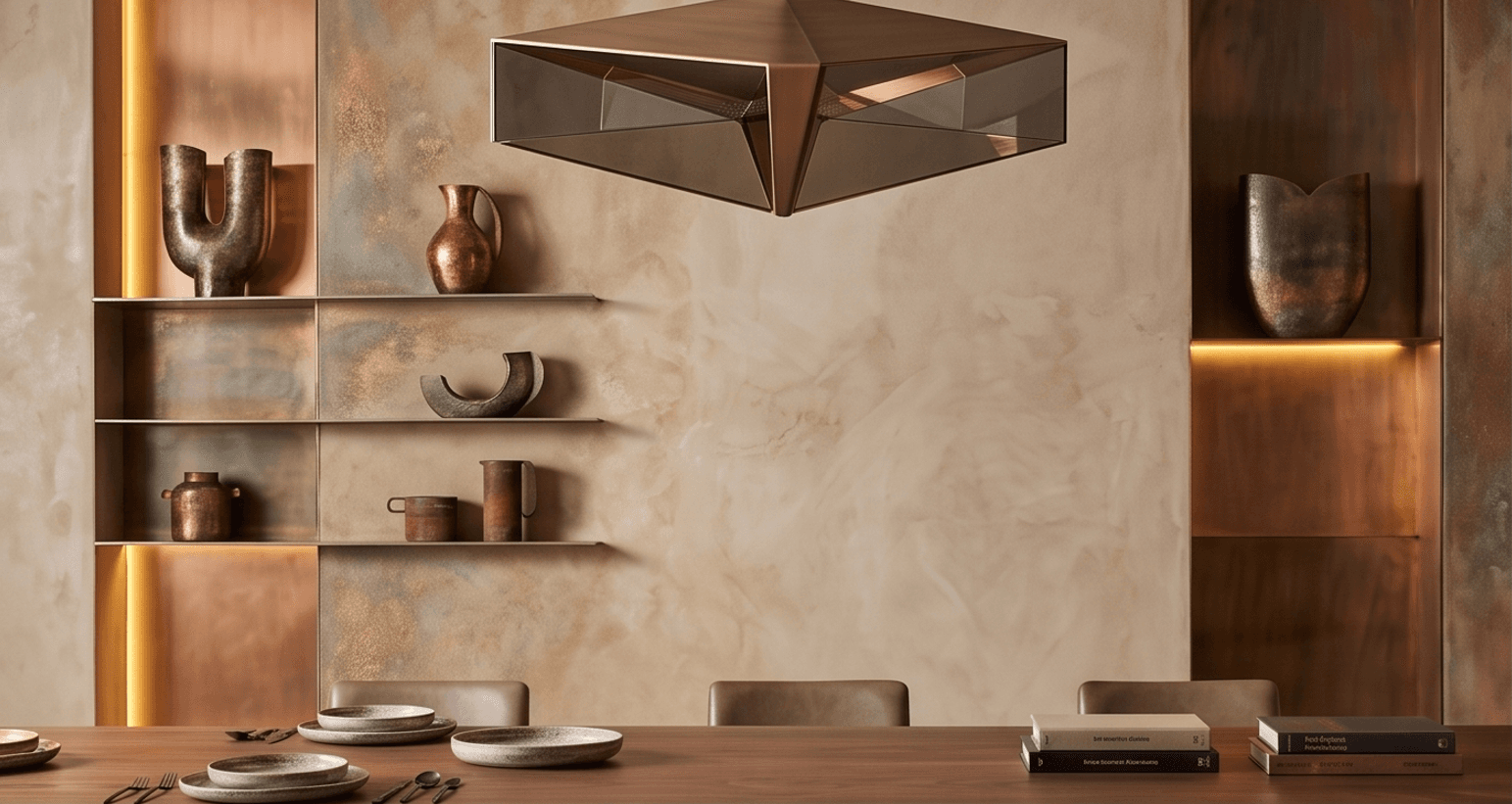 Contemporary Dining Set Angle 4