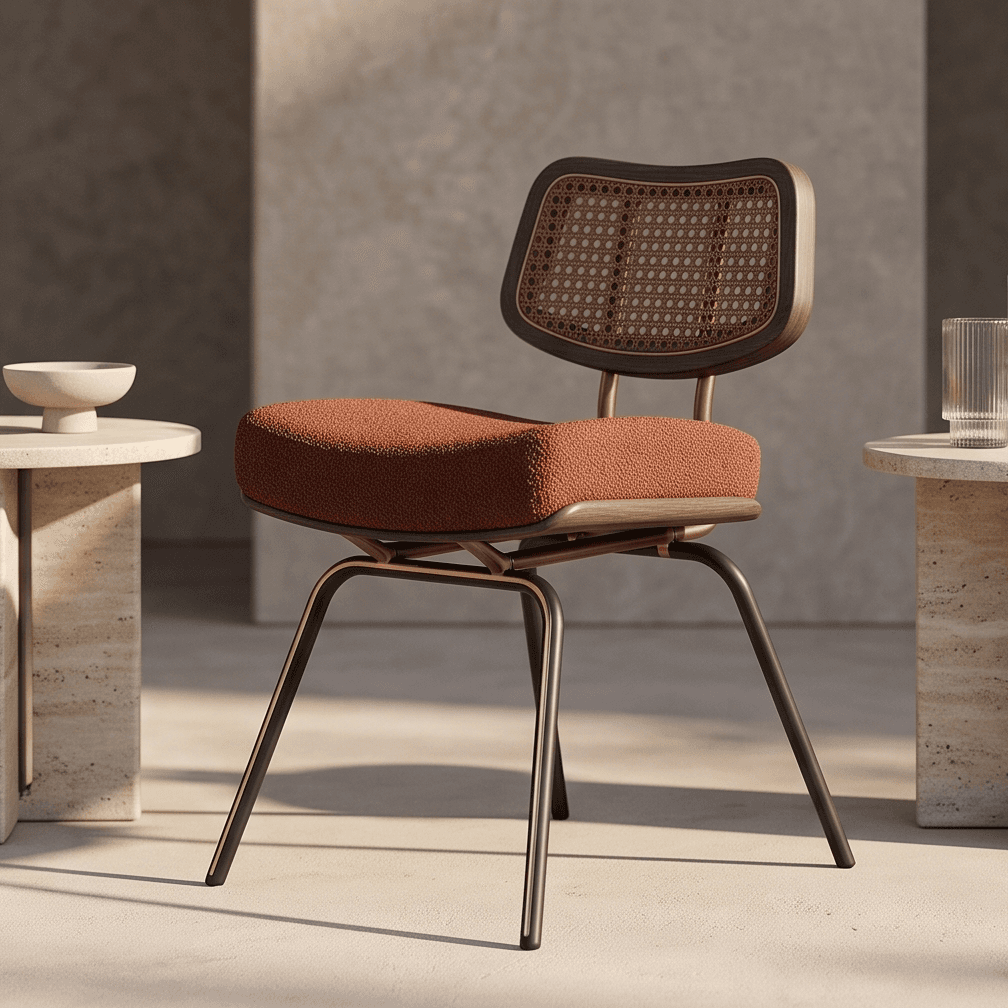 Wooden Frame Outdoor Chair Angle 3
