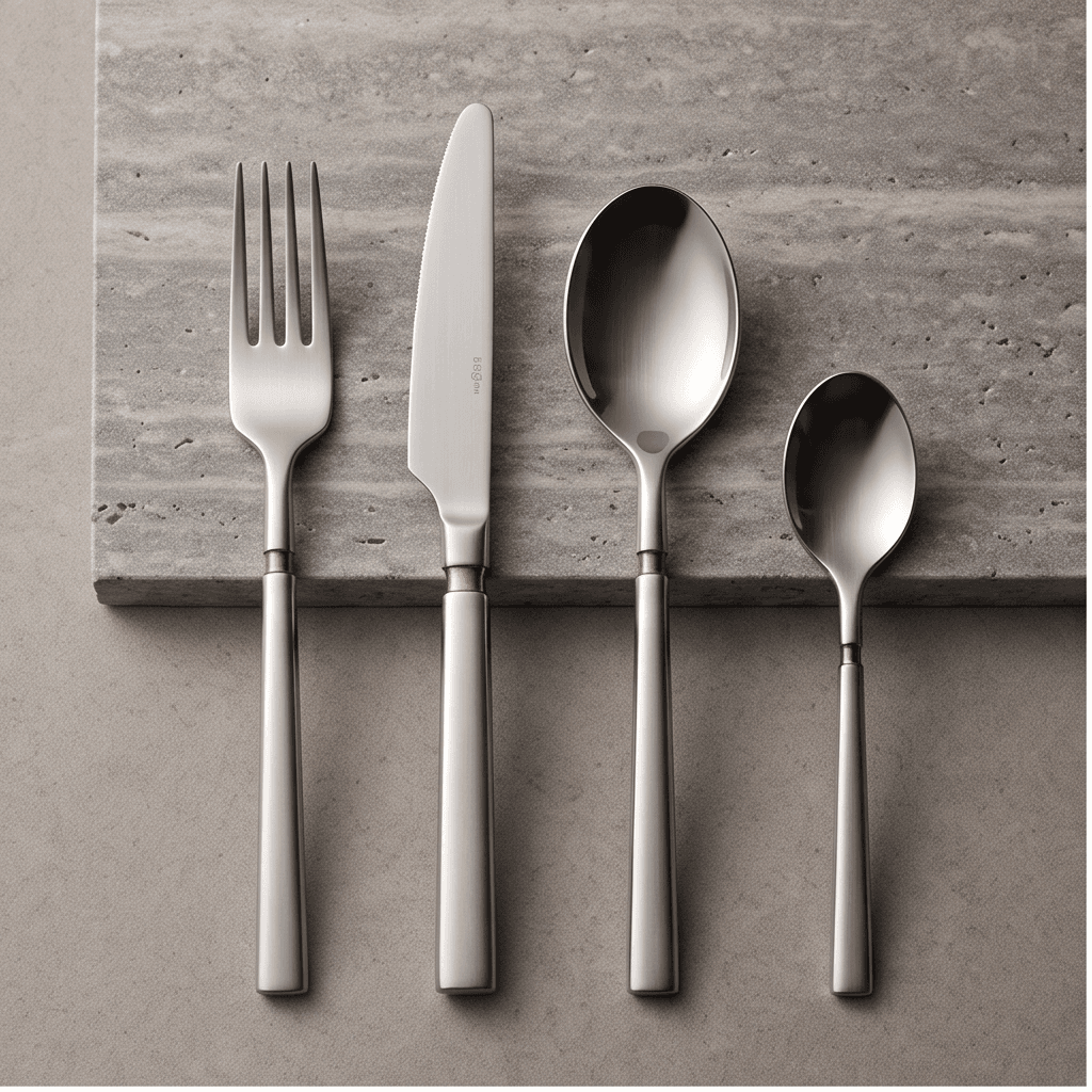 Stainless Steel Cutlery Set 2 Angle 2