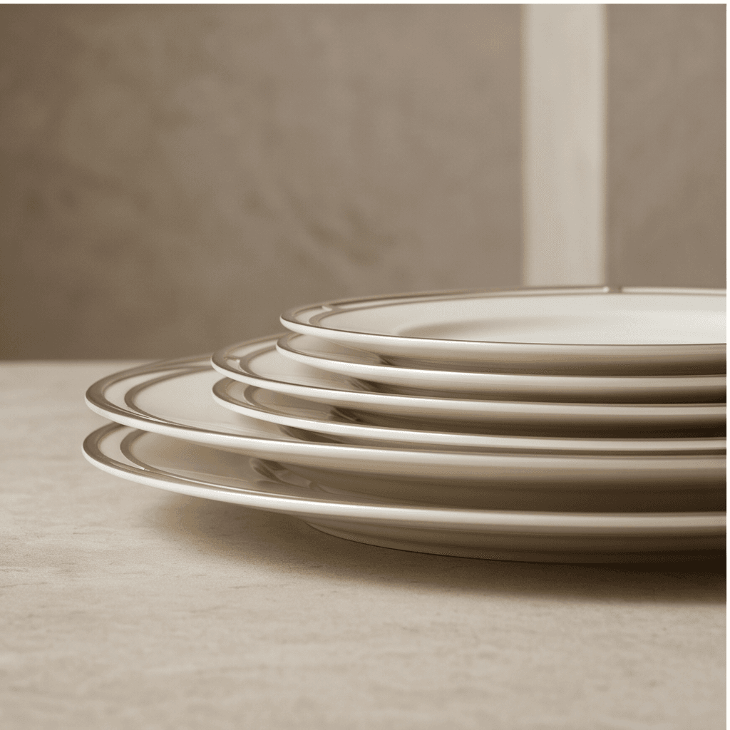 Bone China Dinner Set Angle 3