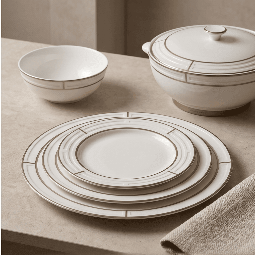 Luxury Bone China Plate