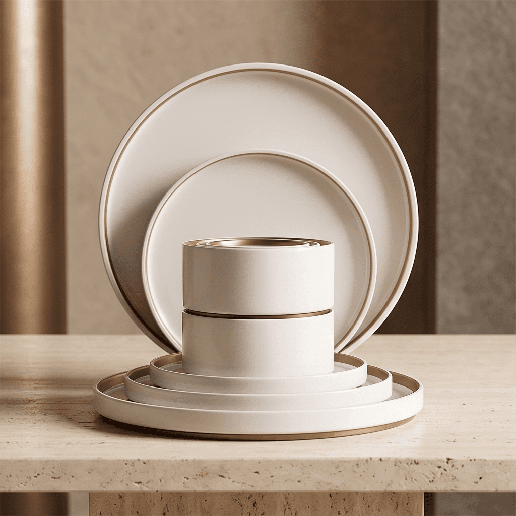 Porcelain Dinnerware Set 2 Angle 2